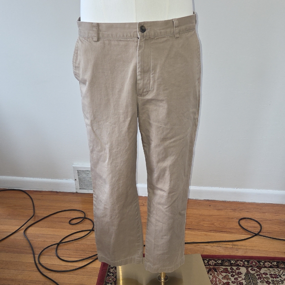 Brooks Brothers Men's Khaki Chino Pants in Light Taupe